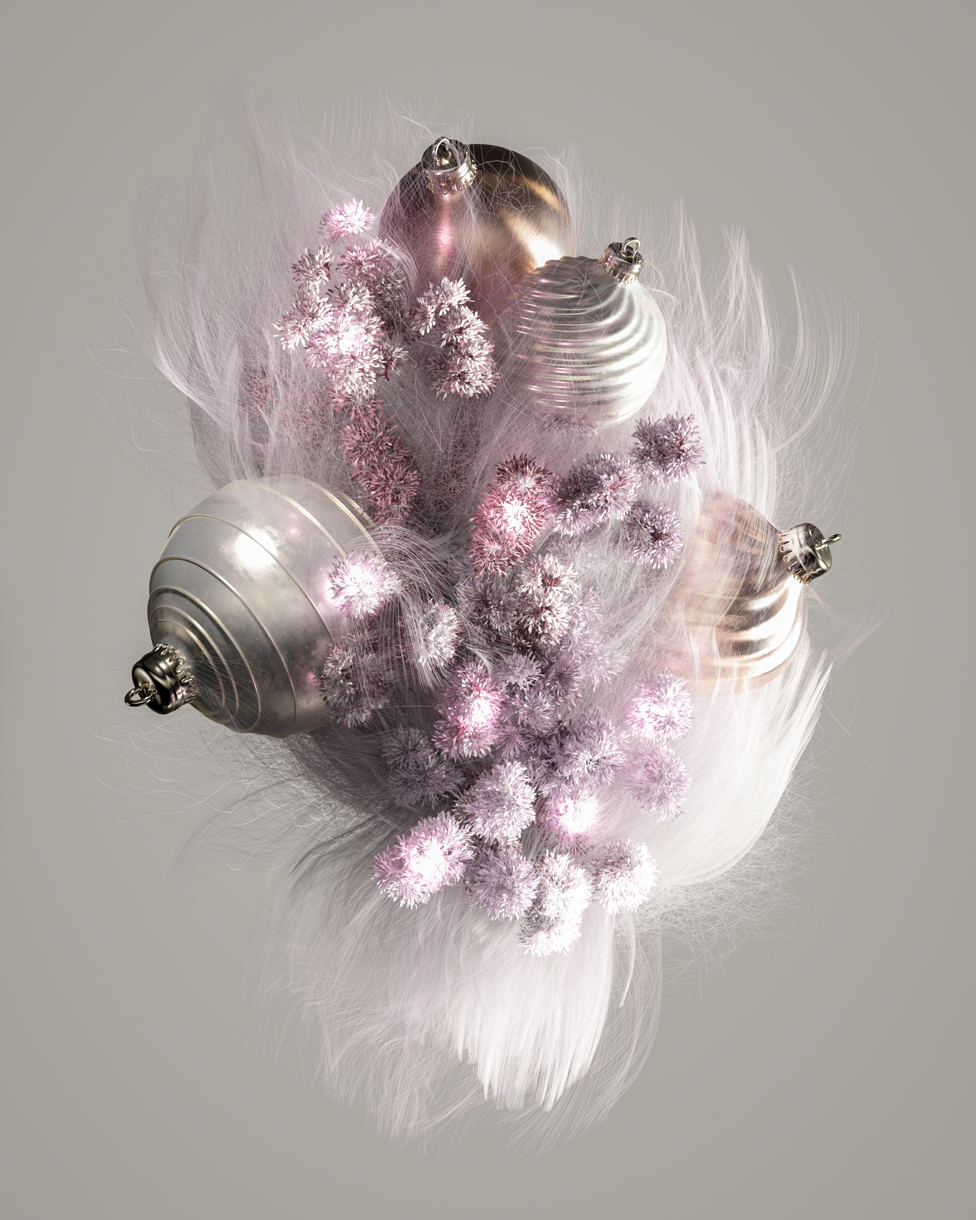 Abstract flower — Christmas