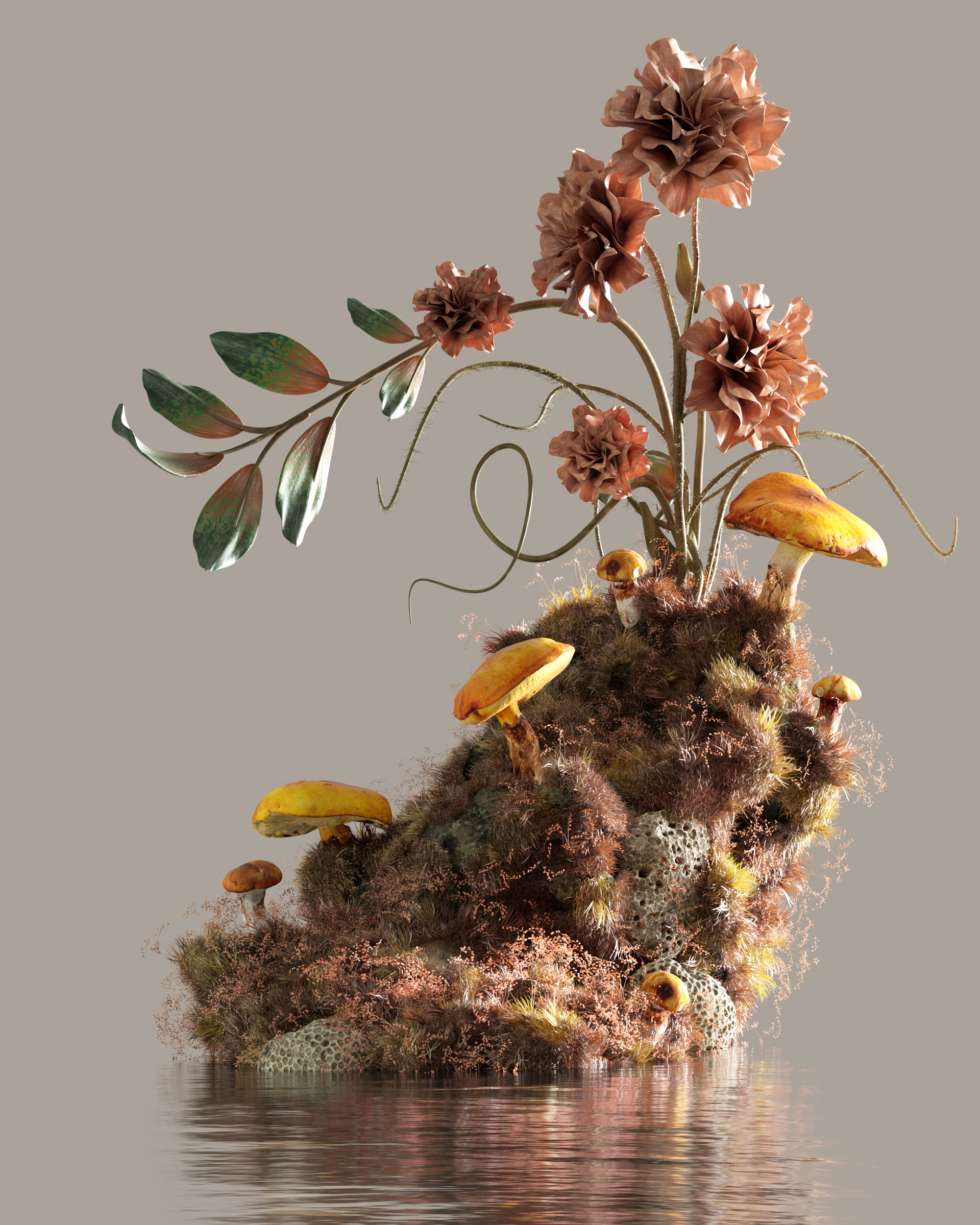 Abstract flower — Autumn season