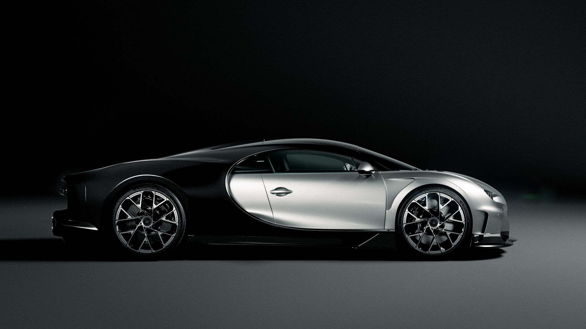 Bugatti Chiron — Side view