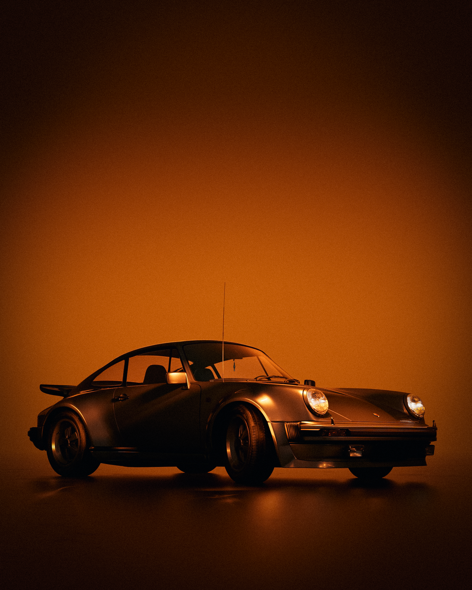 Porsche 911 (1975) — studio side
