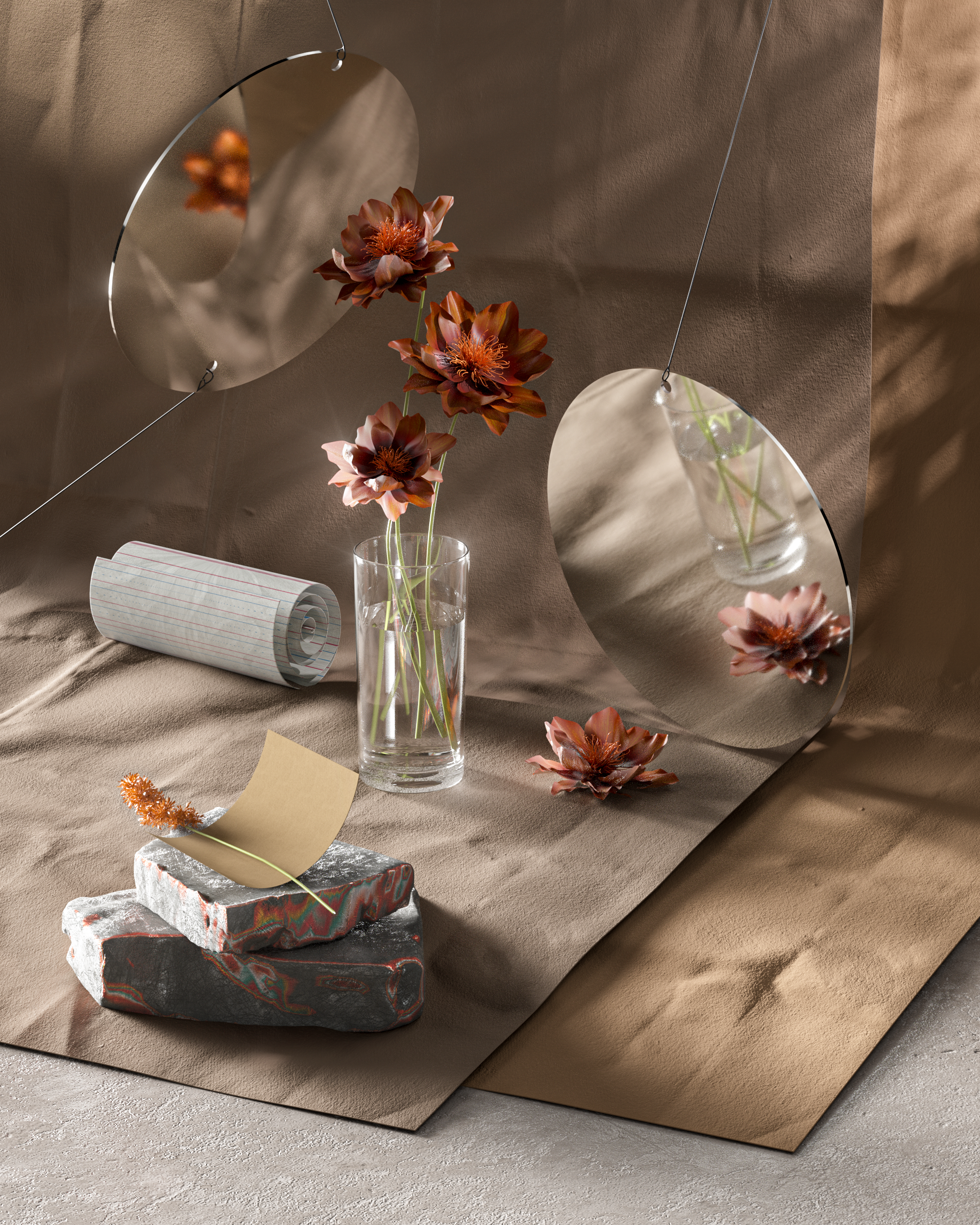Set Design — Flower Mirror