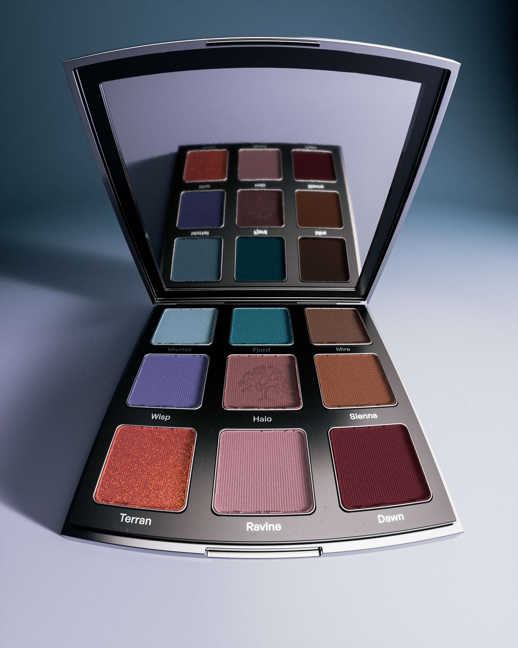 Pressed Pigment Series — Blue Edition pressed pigment broken pan