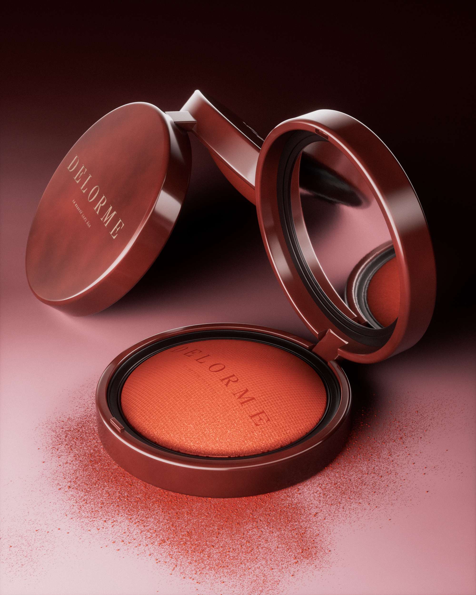 Pressed Pigment Series – Brown Set still life