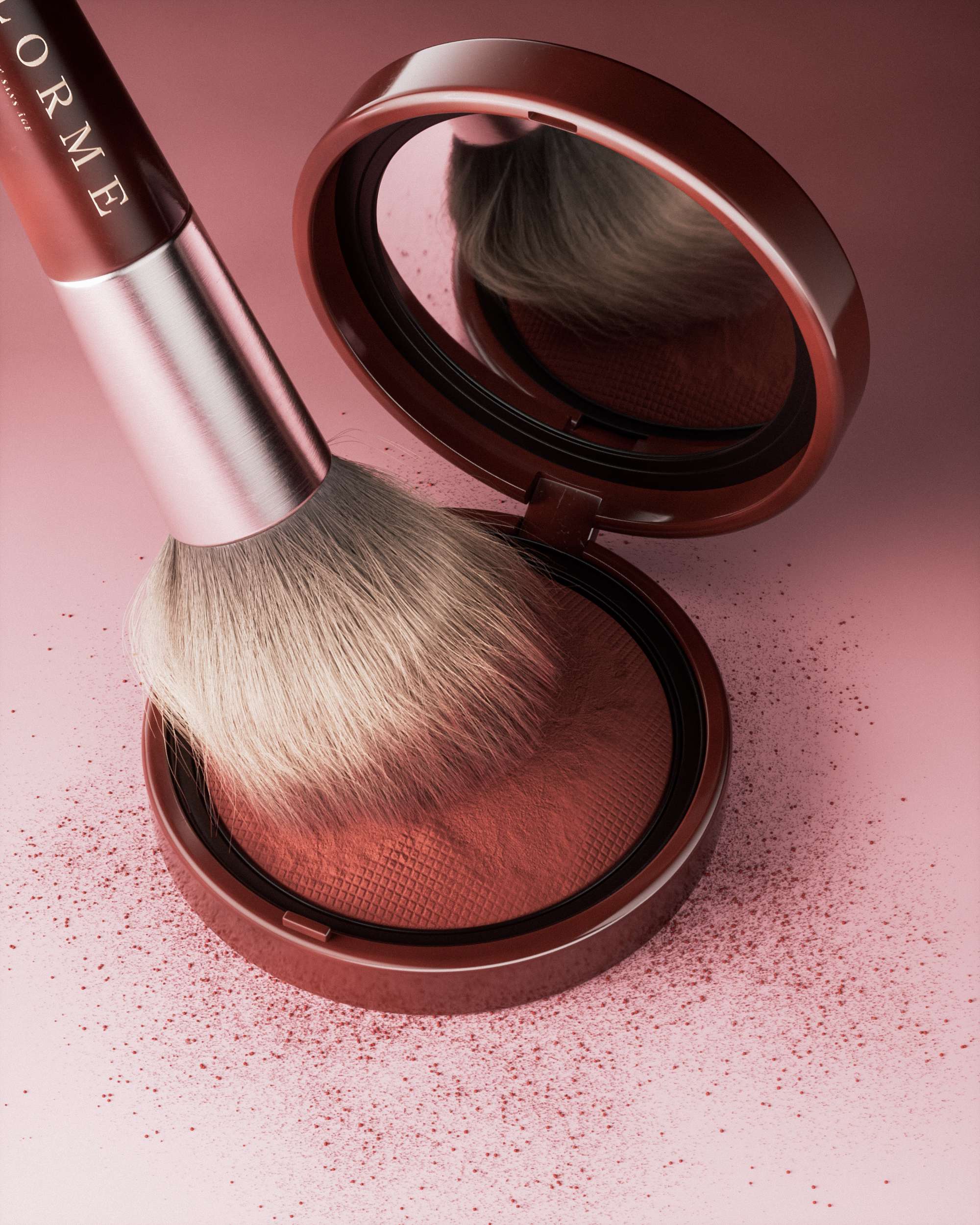 Pressed Pigment Series — Brown Edition pressed pigment broken pan